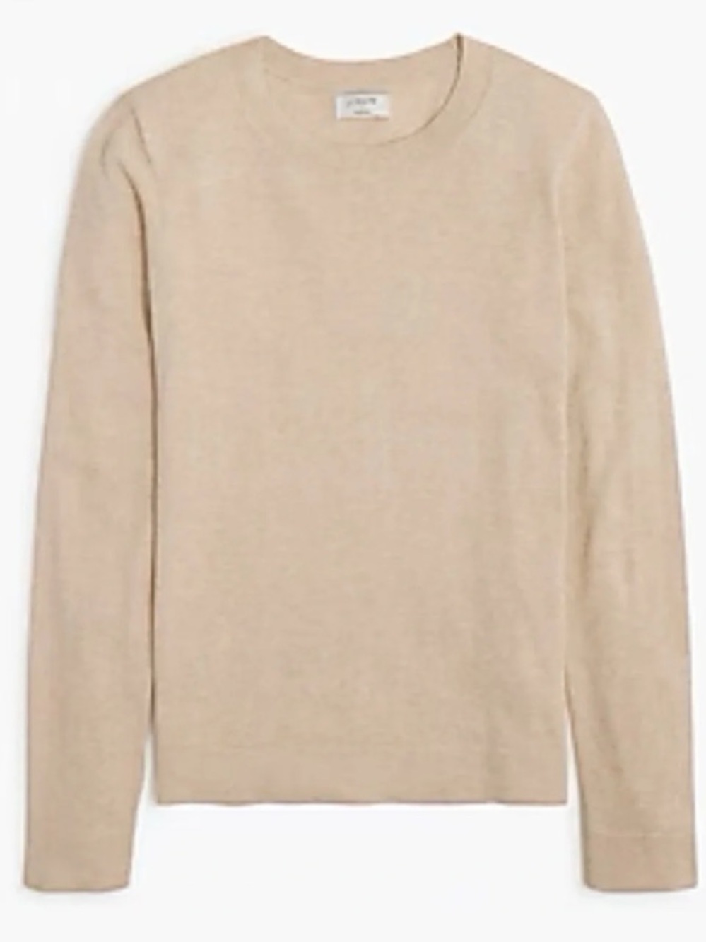 NWT J. Crew Teddie Crewneck Sweater in (Beige) Size Small